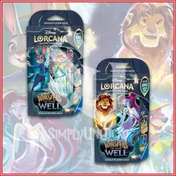 Disney Lorcana TCG: Whispers in the Well Deck Bundle Ships 11/14 - Image 1
