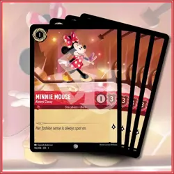 Disney Lorcana TCG: MINNIE MOUSE - ALWAYS CLASSY x4 | Common *IN STOCK* - Image 1