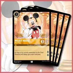 Disney Lorcana TCG: MICKEY MOUSE - TRUE FRIEND x4 | Uncommon *IN STOCK* - Image 1