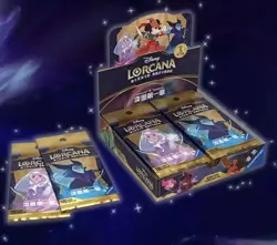 Disney Lorcana TCG Chinese The First Chapter Lightweight Booster Pack Sealed Box - Image 4