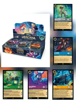 Disney Lorcana Gefluster aus der Tiefe 2025 Einzelkarten NO FOIL Sleeved NM DE - Image 1