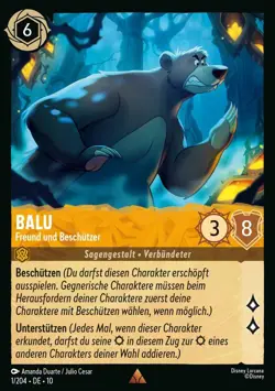 Disney Lorcana Gefluster aus der Tiefe 2025 Einzelkarten NO FOIL Sleeved NM DE - Image 2