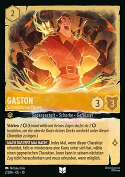 Disney Lorcana Gefluster aus der Tiefe 2025 Einzelkarten NO FOIL Sleeved NM DE - Image 3