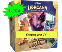 Disney Lorcana TCG---Into the Inklands-- Base Singles 1-204 You Pick the Card - Image 1