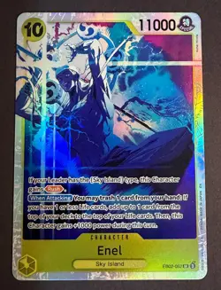 One Piece (OP) TCG Enel SR EB02-052 Extra Booster: Anime 25th Collection - Image 1