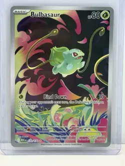 Bulbasaur 133/132 Pokemon TCG Mega Evolution Holo Non-Stamped - NM - Image 1