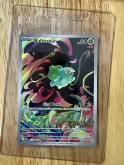 Bulbasaur - (Mega Evolution Stamped) 133/132 SIR Holo Pokemon TCG - Image 1