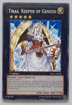 Yu-Gi-Oh! Tiras, Keeper of Genesis BP01-EN029 Rare 1st Edition - Image 1