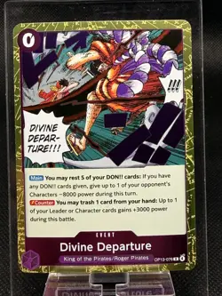 One Piece CCG Divine Departure Holo R Card OP13-076 NM - Image 1