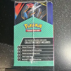 Pokemon 2025 Fall Mega Collector Chest Tin Box 6 Booster Packs & 3 Foil Cards - Image 3