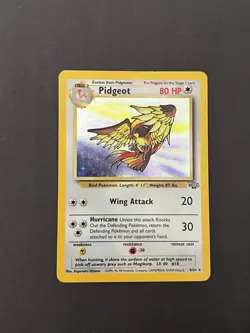 Pokemon TCG Pidgeot 08/64 Jungle Holo Rare English Card Stage 2 80 HP - Image 1