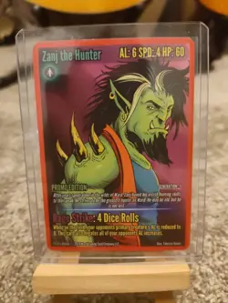 Ward TCG Zanj The Hunter Promo Card - Image 1