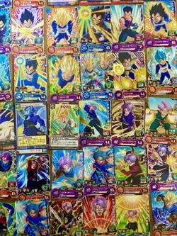 Dragon Ball Trunks & Vegeta Cards Lot of 70 Father Son Mixed Series Japan - Image 5