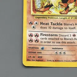 Pokemon TCG Gym Challenge Blaine's Arcanine Holo Rare Card 1/132 - Image 3