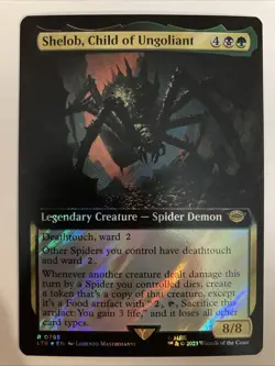 Shelob, Child of Ungoliant (Extended Art) (Surge Foil) -Foil 0785 NM MTG - Image 1