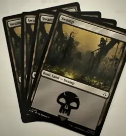 MTG Assassin's Creed L Swamp #0304 X4 | Playset X4 | Near Mint - Image 1