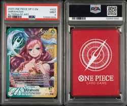 2025 One Piece OP11-022 Shirahoshi Alternate Art Super Rare PSA 9 Mint - Image 2