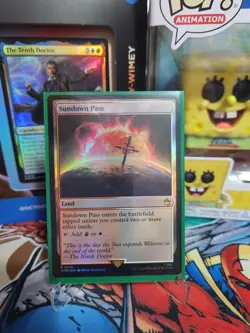 Sundown Pass Rare Foil WHO 310 Doctor Who MTG Near Mint - Image 2