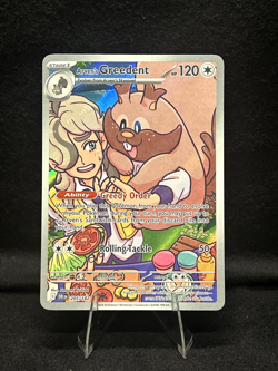 Pokemon TCG: Arven's Greedent 205/182 Sv10: Destined Rivals Holo - NM - Image 1