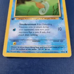 Pokemon Horsea 49/62 1st Edition Fossil Regular Moderately Playd *FREE SHIPPING* - Image 3