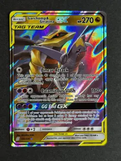 Garchomp & Giratina GX 146/236 Unified Minds Ultra Rare Pokemon TCG NM/Near Mint - Image 1