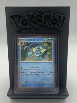 Pokemon Prismatic Evolution Vaporeon 168 Black Star Promos Cosmos Holo Rare NM - Image 1