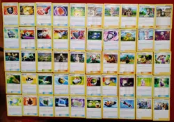 Pokemon TCG Trainer Lot of 50 - No Dups NM/M - Image 1
