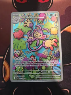 Ambipom PFL 107/095 Phantasmal Flames Pokemon (Illustration Rare, NM) - Image 1