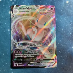 Pokemon TCG Mew VMAX Fusion Strike 114/264 Holo Ultra Rare!! MINT CONDITION!!! - Image 1