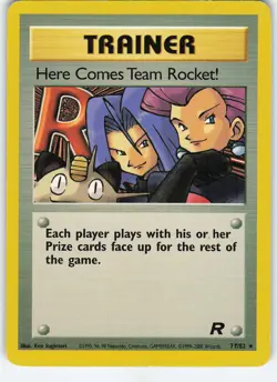 Here Comes Team Rocket! (71) 71/82 Team Rocket Rare Unlimited MP Pokemon - Image 1