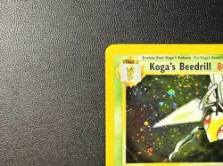 Pokemon TCG Koga's Beedrill Gym Challenge Holo Rare 9/132 Unlimited 💫SWIRL💫 - Image 5