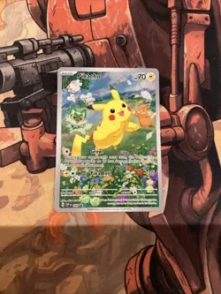 Pokemon Pikachu SVP 088 Scarlet & Violet Full Art Holo Black Star Promo - Image 1
