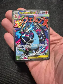 POKEMON TCG MEGA CHARIZARD X EX 023 BLACK STAR PROMO PERFECT CONDITION 10/10 - Image 2