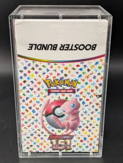Pokemon 151 SV3.5 Booster Bundle Display Factory Sealed Case W/Acrylic Case - Image 1