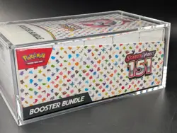 Pokemon 151 SV3.5 Booster Bundle Display Factory Sealed Case W/Acrylic Case - Image 4