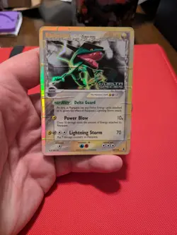Pokemon TCG Rayquaza EX Delta Species 13/113 Reverse Holo Holo Rare - Image 1