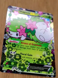 Pokemon Shaymin EX XY148 XY Generations Rare Holo Promo Black Star NM - Image 2