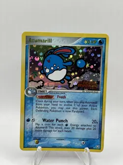 Pokemon TCG - Azumarill Team Rocket Returns 1/109 Reverse Holo Rare Stamped NM - Image 1