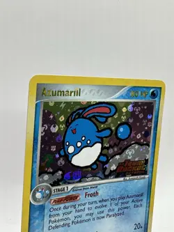 Pokemon TCG - Azumarill Team Rocket Returns 1/109 Reverse Holo Rare Stamped NM - Image 2