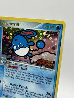 Pokemon TCG - Azumarill Team Rocket Returns 1/109 Reverse Holo Rare Stamped NM - Image 3