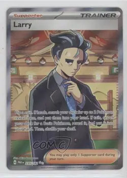 Larry Ultra Rare Pokemon Scarlet & Violet Paradox Rift PAR #235 - Image 1
