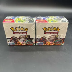 Lot of (2) Pokemon TCG Obsidan Flames Booster Boxes Selead w/ Plastic Case - Image 1