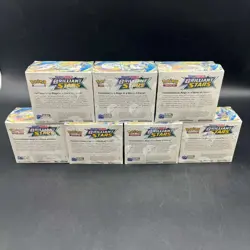 Lot of (7) Pokemon TCG Brilliant Stars Booster Boxes Sealed w/ Plastic Case - Image 2