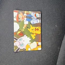 Pikachu Psyduck Holo Pokemon Vintage Pocket Monsters Vending Prism Sticker 437 - Image 5