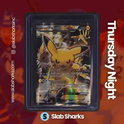 2016 POKEMON XY BLACK STAR PROMO #XY124 PIKACHU EX FULL ART - Image 1