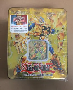 Upper Deck TCG Yu-Gi-Oh 2007 Holiday Elemental Hero Plasma Vice Tin - Image 1