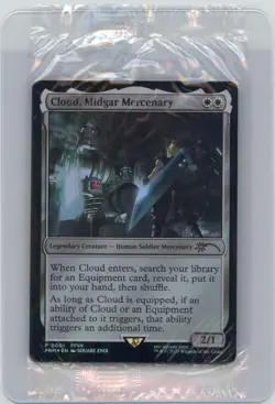 Cloud, Midgar Mercenary Unique and Miscellaneous Promos Foil SEALED - Image 1