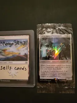 MTG Cloud, Midgar Mercenary Game Edition SEALED FOIL with Code IN HAND - Image 3