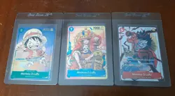 Monkey.D.Luffy - 1st 2nd 3rd Anniversary One Piece Stamped Promo Cards Lot - Image 1