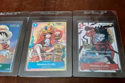 Monkey.D.Luffy - 1st 2nd 3rd Anniversary One Piece Stamped Promo Cards Lot - Image 3